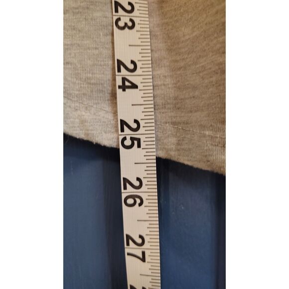 Maurice's Women's XL Gray Eyelet Striped Short Sleeve Back Knot Top - Picture 6 of 6